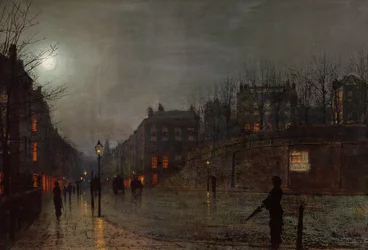 Hjemover i skumringen, 1882