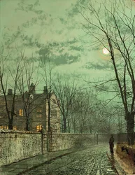 Under månestrålene, 1887