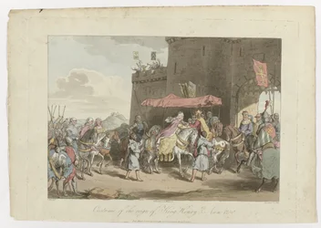 Kostyme for regjeringen til kong Henrik 3, Anno 1250, 1. mars 1814