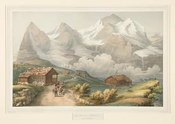 Utsikt over Jungfrau fra Wengernalp