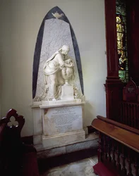 Monument til Rosa Palmer fra Rose Hall, 1790 (marmor)