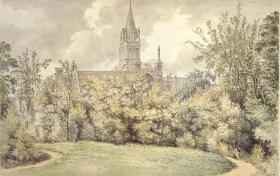 Christ Church Cathedral fra Dean's Garden, 10. juni 1775