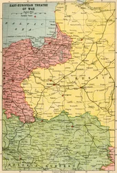 Østeuropeisk krigsteater, 1914-1918, c1920.