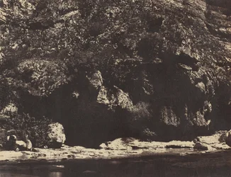 Bank of the Rhumel, nær Constantine, Algerie, ca. 1855-56.