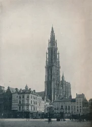Vår Frue katedral, Antwerpen, Belgia, c1900 1914-1915