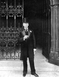 Joseph Chamberlain , britisk liberal statsmann, c1905.
