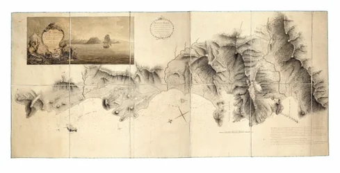 Militærundersøkelse av den delen av St. Lucia okkupert av de britiske styrkene fra desember 1778 til januar 1784, da øya ble gitt tilbake til franskmennene