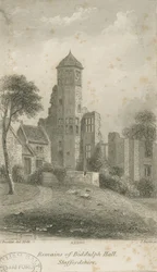 Biddulph Hall (gammel): stålgravering