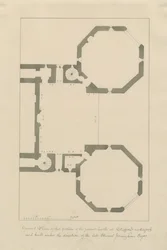 Castle Church - Stafford Castle: blyant og vask, nd [?19. århundre] (tegning)