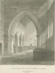 Lichfield - Interiør i St. Michael