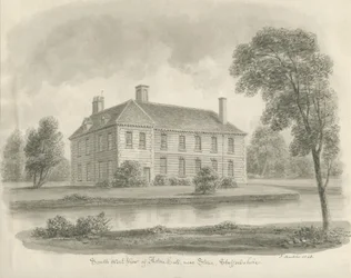Stein - Aston Hall: sepia tegning