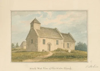 Wiltshire - Chicklade kirke, 1817