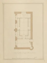 Wiltshire - Sarum - Plan over Bishop