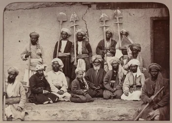 Landeiere og arbeidere i Kabul, 1879