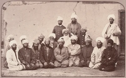 Sirdar Habeeboolah [sic] Gilzai og andre khaner, 1879