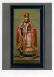 Veggbilde i mosaikk, 1800-tallet.