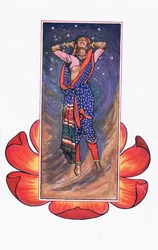Ojira, til sin elsker, illustrasjon fra The Garden of Kama (og andre tekster fra India), 1920