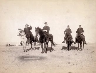 Ser på fiendtlig indisk leir, 1891