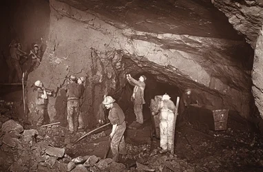 Stopper ved 70, East Pool-gruven, illustrasjon fra 