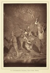Underhåndsstopping, East Pool-gruven