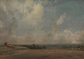 Utsikt fra Hampstead Heath, ca. 1825.