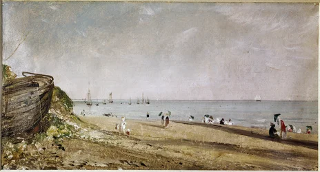 Brighton Beach (olje på lerret