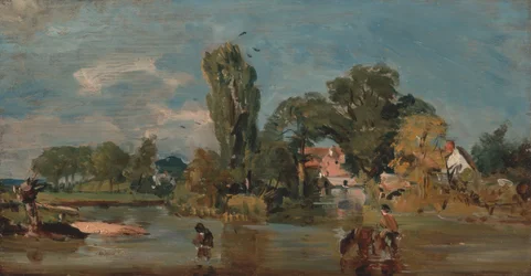 Flatford Mill, mellom 1810 og 1811.