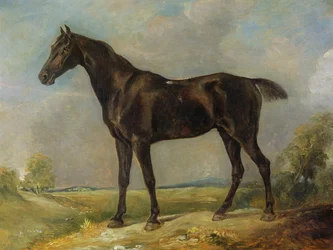 Golding Constables svarte ridehest, ca. 1805-10