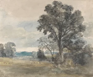 Landskap på Østre Bergholt