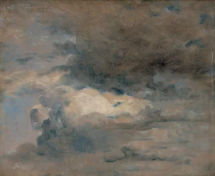 Studie av skyer – kveld, 31. august 1822