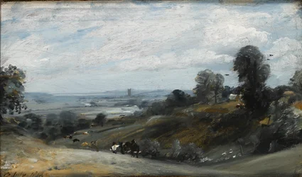 The Vale of Dedham fra Langham, 1812