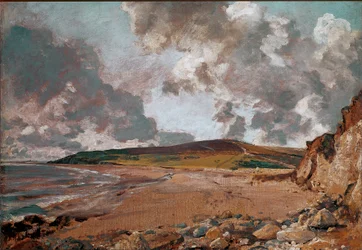 Weymouth Bay-maleri av John Constable (1776-1837) 1824 ca. Sol. 53,3x74,9 cm London, Victoria and Albert museum