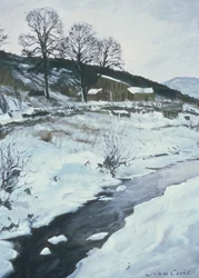 Fra Ewegales Bridge, 1998 (gouache)