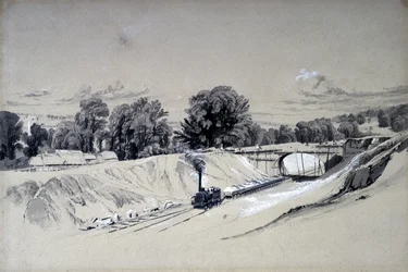 Berkhamsted, Hertfordshire, 5. juni 1837 (penn og blekk og vask på papir)