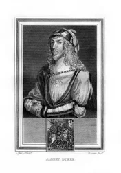 Albert Durer , tysk nordrenessansemaler og gravør, 1825.