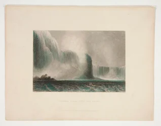Niagara Falls from the Ferry, illustrasjon for Nathaniel Parker Willis