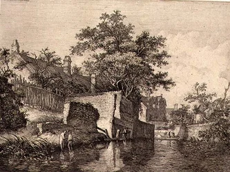Foran The New Mills, pub. av J. & W. Freeman i 1821