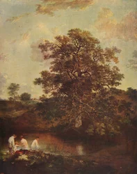 The Poringland Oak, c1818-1820, c1915