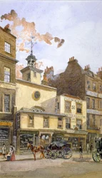 Church of St Ethelburga-the-Virgin innenfor Bishopsgate, City of London, 1880
