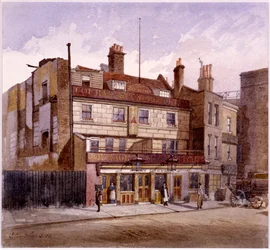 Old George Inn, Trinity Square, London, 1883