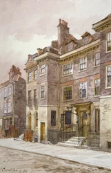 Utsikt over Mansell Street, London, 1886