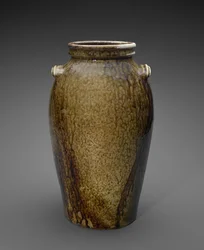 Jar, c. 1850-1883 (alkalisk glasert keramikk)
