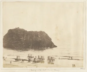 Bading på South Sands, Tenby.