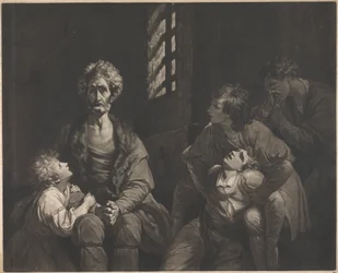 Grev Ugolino della Gherardesca og hans sønner i fengsel
