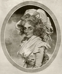 Sarah Siddons, gravert av Peltro W. Tomkins, fra 