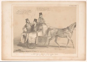Spotprent møtte Russell, Inglis og Bentinck En ny måte å kjøre over en gammel vei; Nå dessverre! Dessverre ute av drift (tittel på objekt) HB Sketches (serietittel på objekt)