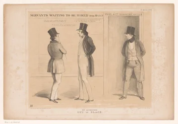 Foran Robert Peel sitt kontor Ikke helt malplassert (tittel på objekt) HB Sketches (serietittel på objekt)