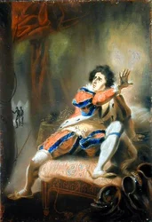 John Philip Kemble (1757-1823) - Shakespeares Richard III (pastell på vellum)