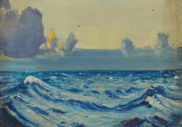 Sjølandskap, slutten av 1800-tallet - midten av 1900-tallet (olje på lerret)