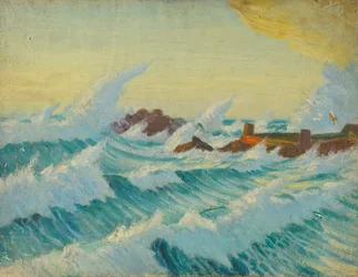 Sjølandskap, slutten av 1800-tallet - midten av 1900-tallet (olje på lerret)